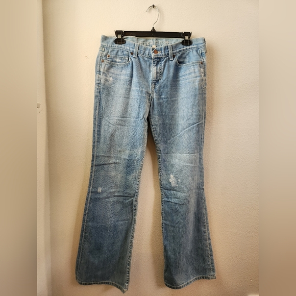 Ezra Fitch Denim - Vintage Y2K Ezra‎ Fitch Abercrombie Jeans Women's Blue Denim Light Wash Size 30